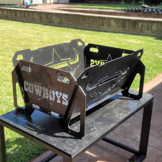 Flatpack Fire Pit | Rugby League | North Queensland Cowboys (Themed)