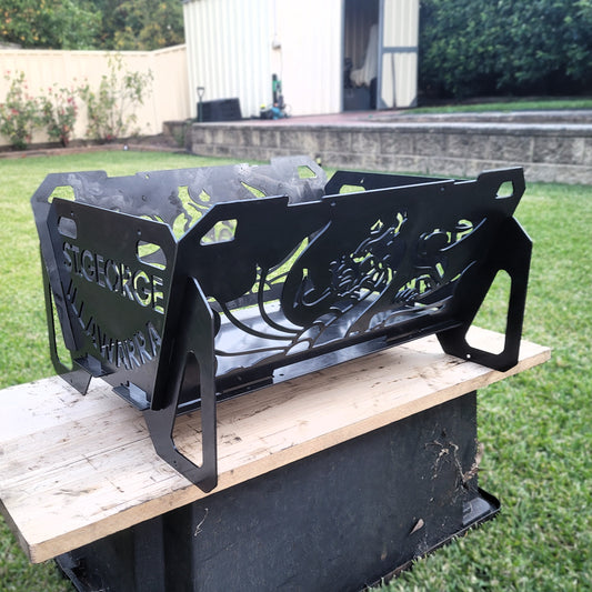 Flatpack Fire Pit | Rugby League | St George Illawarra Dragons (Themed)