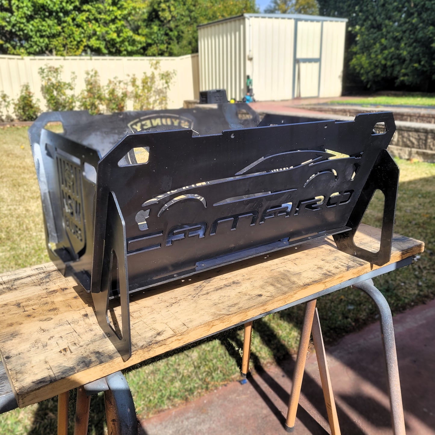 Flatpack Fire Pit | Motorsports | Chevrolet Camaro (Themed)