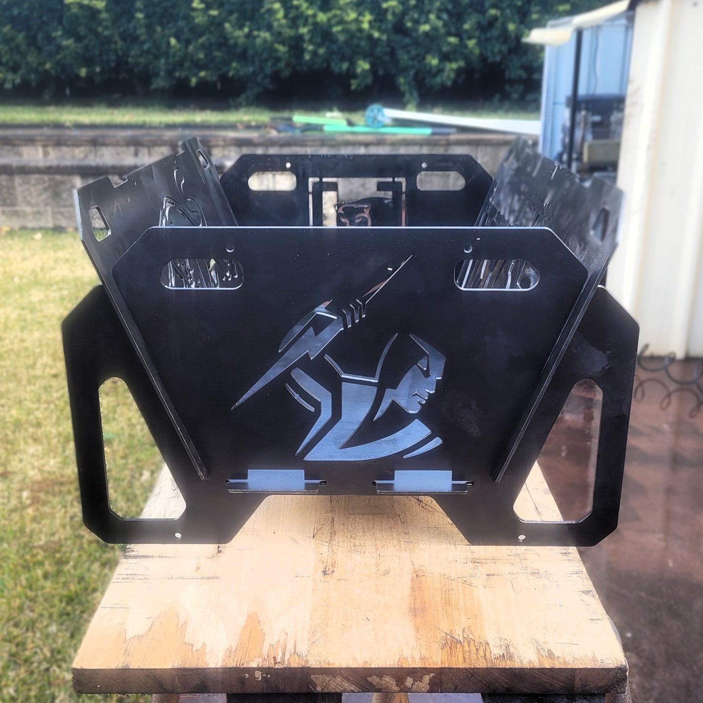 Flatpack Fire Pit | Rugby League | Melbourne Storm (Themed)