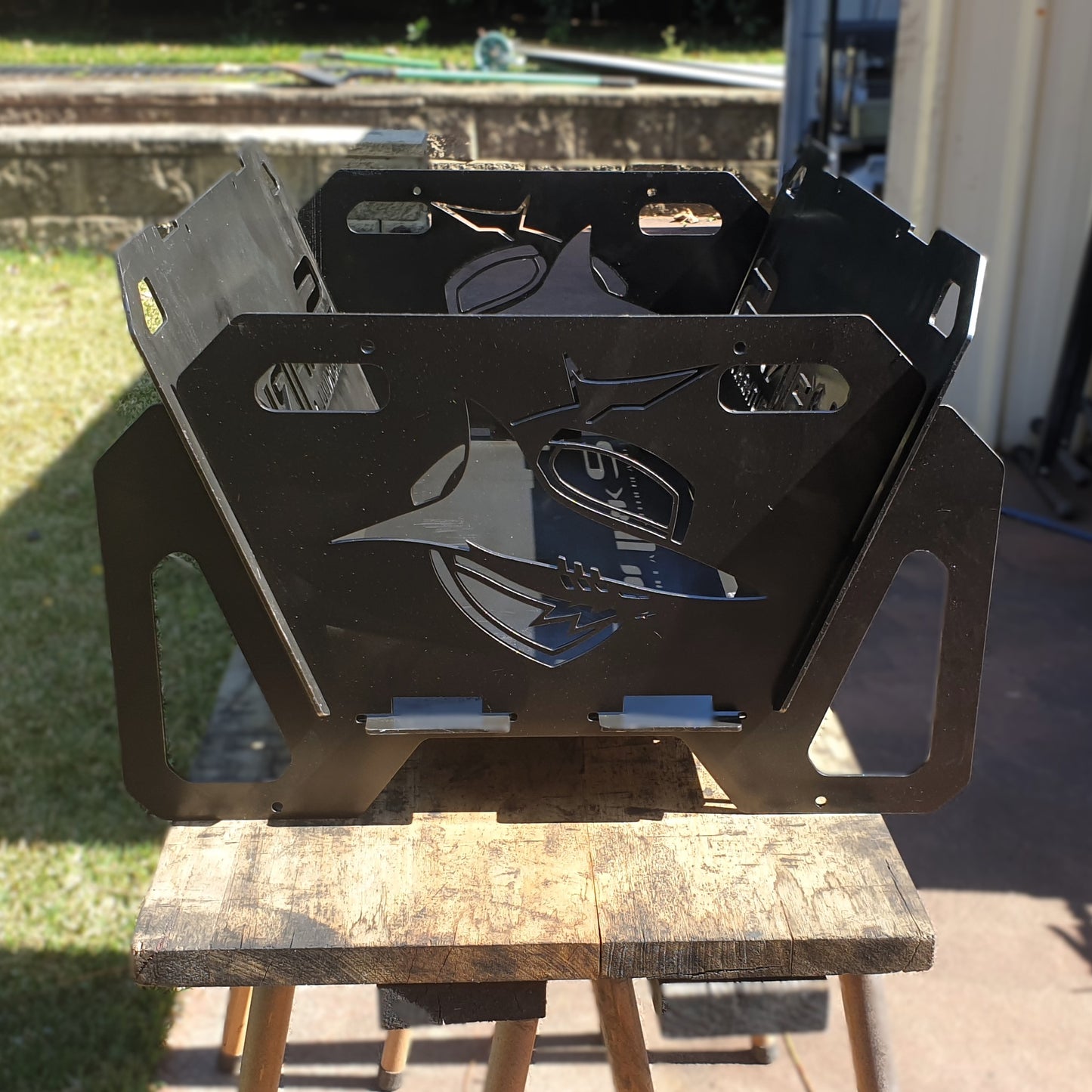 Flatpack Fire Pit | Rugby League | Cronulla Sharks (Themed)