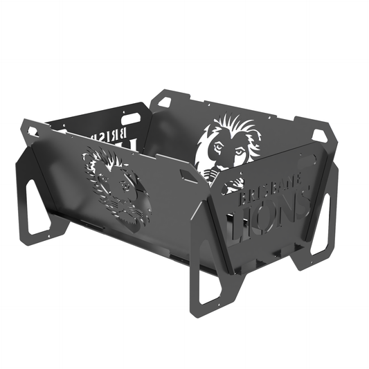 Flatpack Fire Pit | Aussie Rules Football | Brisbane Lions (Themed)