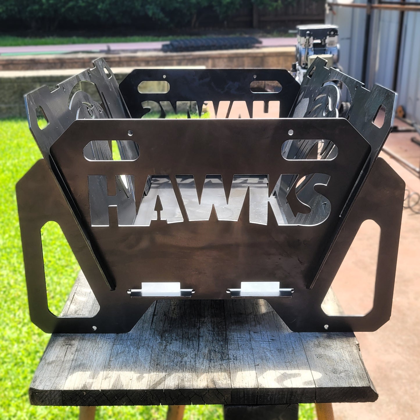 Flatpack Fire Pit | Aussie Rules Football | Hawthorn Hawks (Themed)