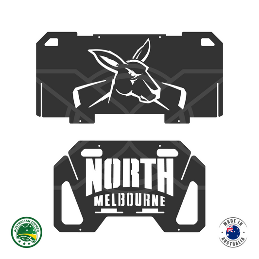 Flatpack Fire Pit | Aussie Rules Football | North Melbourne Kangaroos (Themed)
