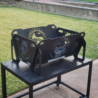 Flatpack Fire Pit | Rugby League | Parramatta Eels (Themed)