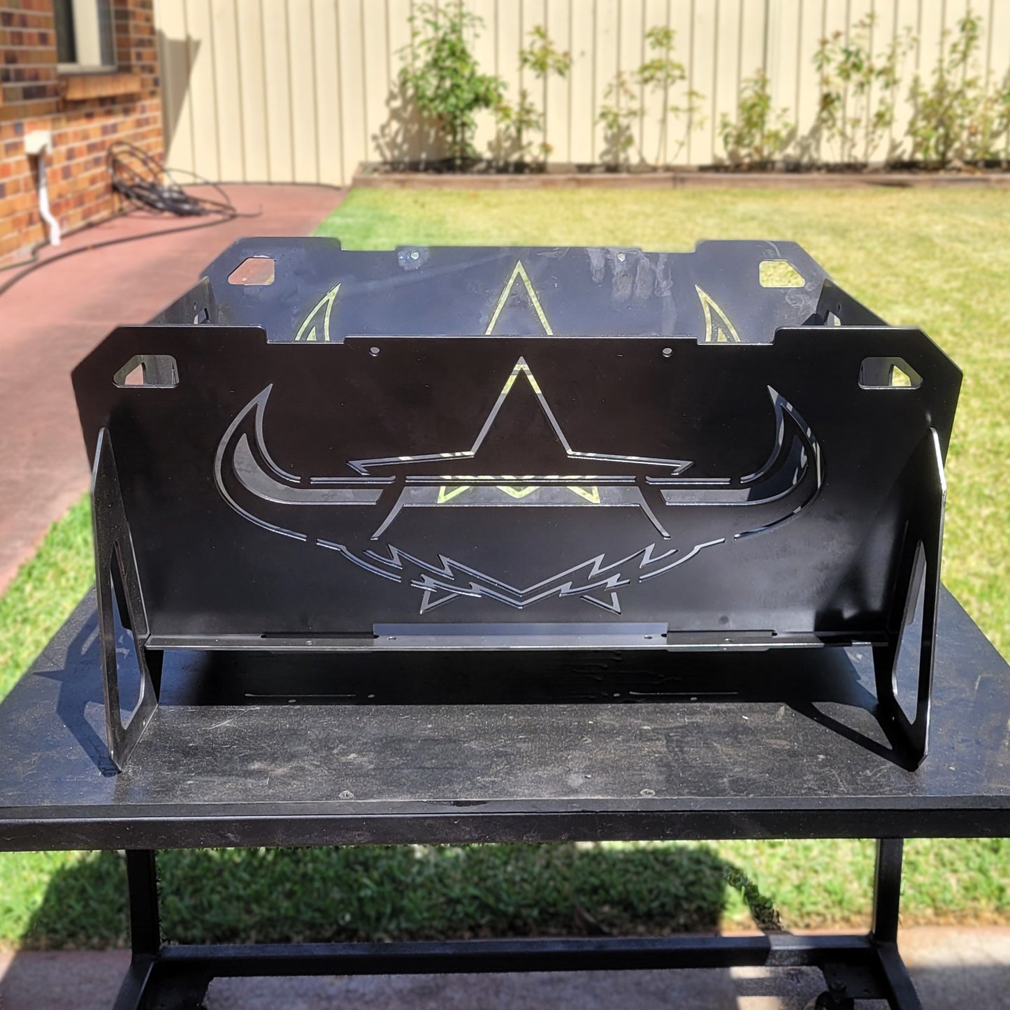 Flatpack Fire Pit | Rugby League | North Queensland Cowboys (Themed)