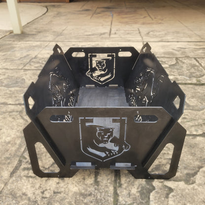 Flatpack Fire Pit | Rugby League | Penrith Panthers (Themed)