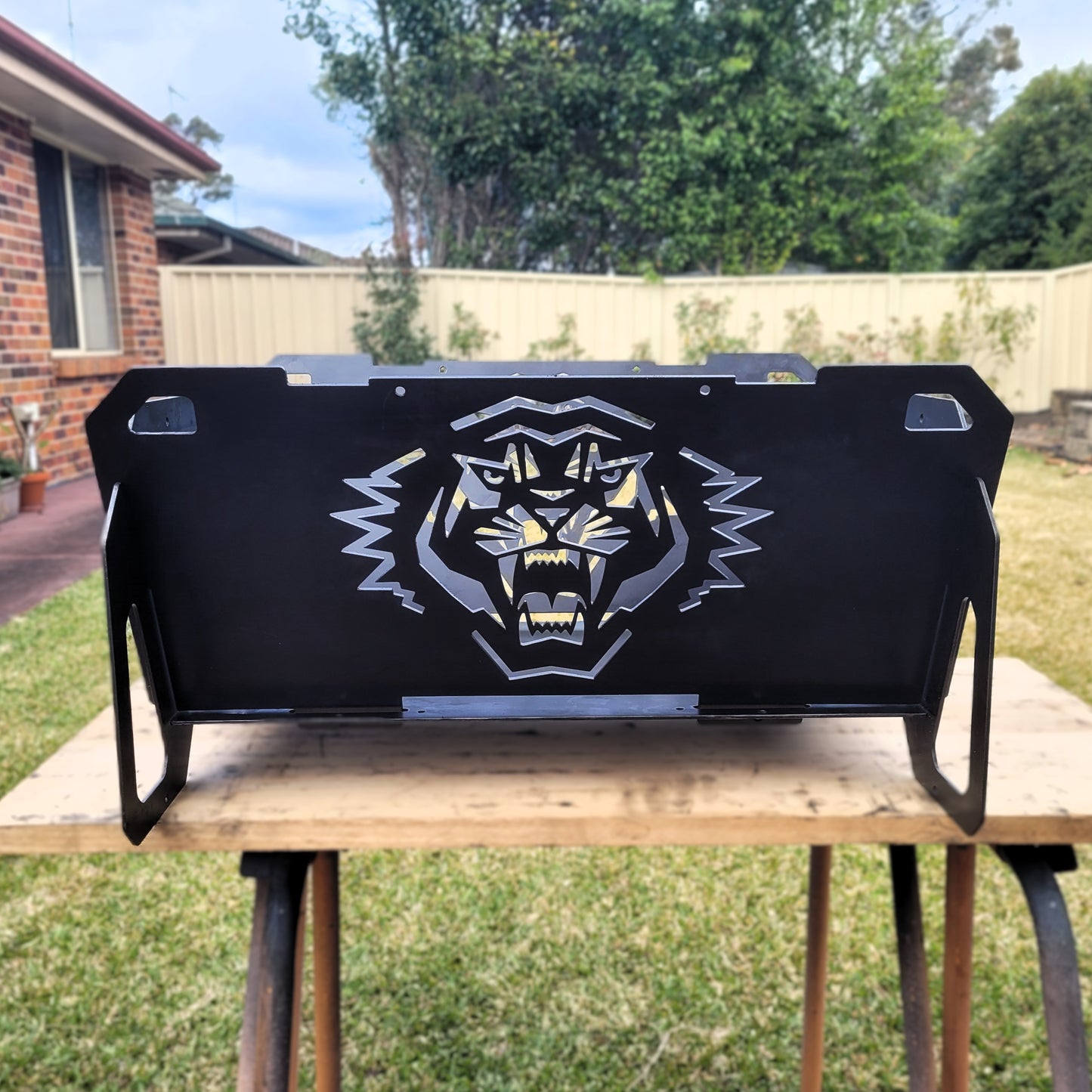 Flatpack Fire Pit | Rugby League | Wests Tigers (Themed)