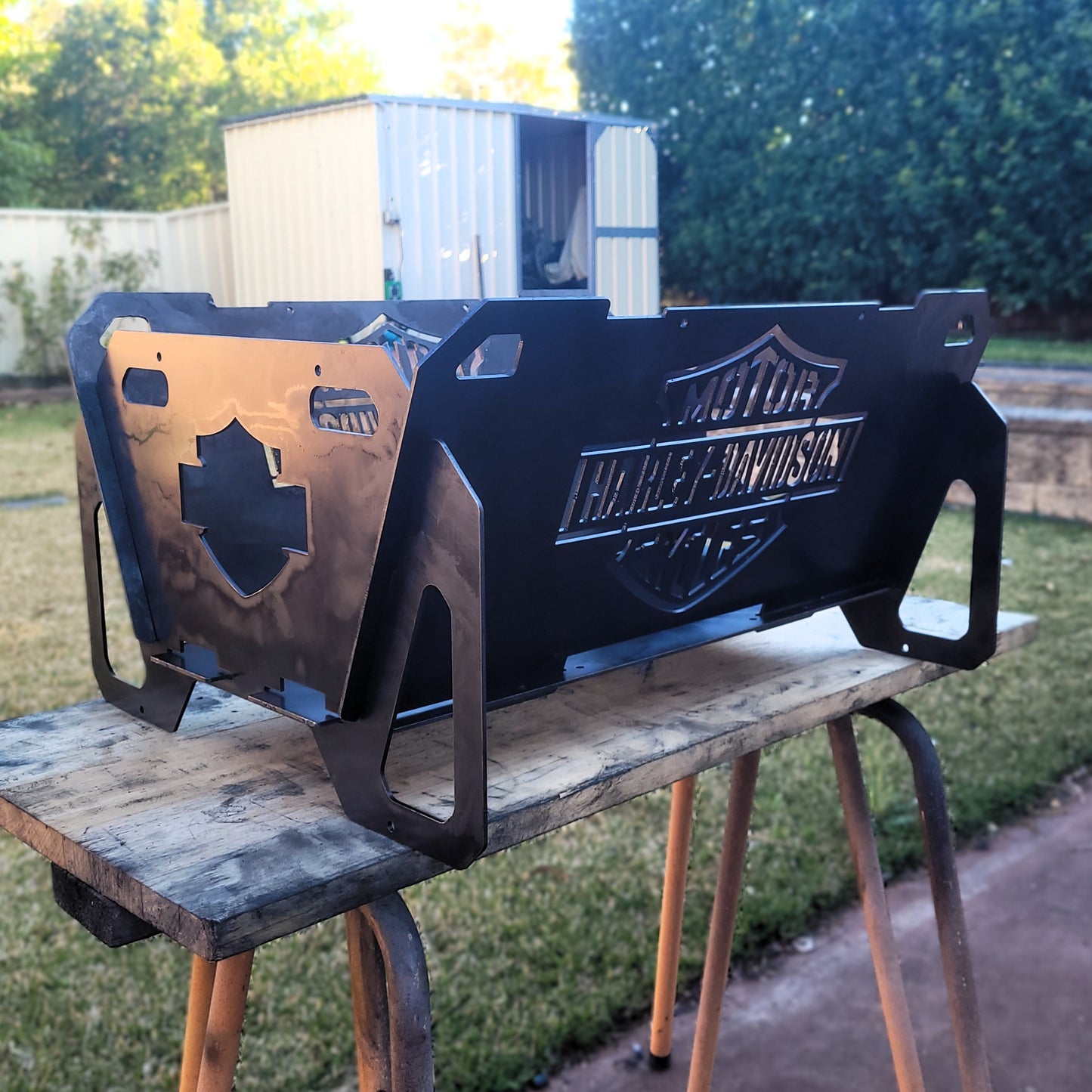 Flatpack Fire Pit | Motorsports | Harley Davidson Motorcycles (Themed)