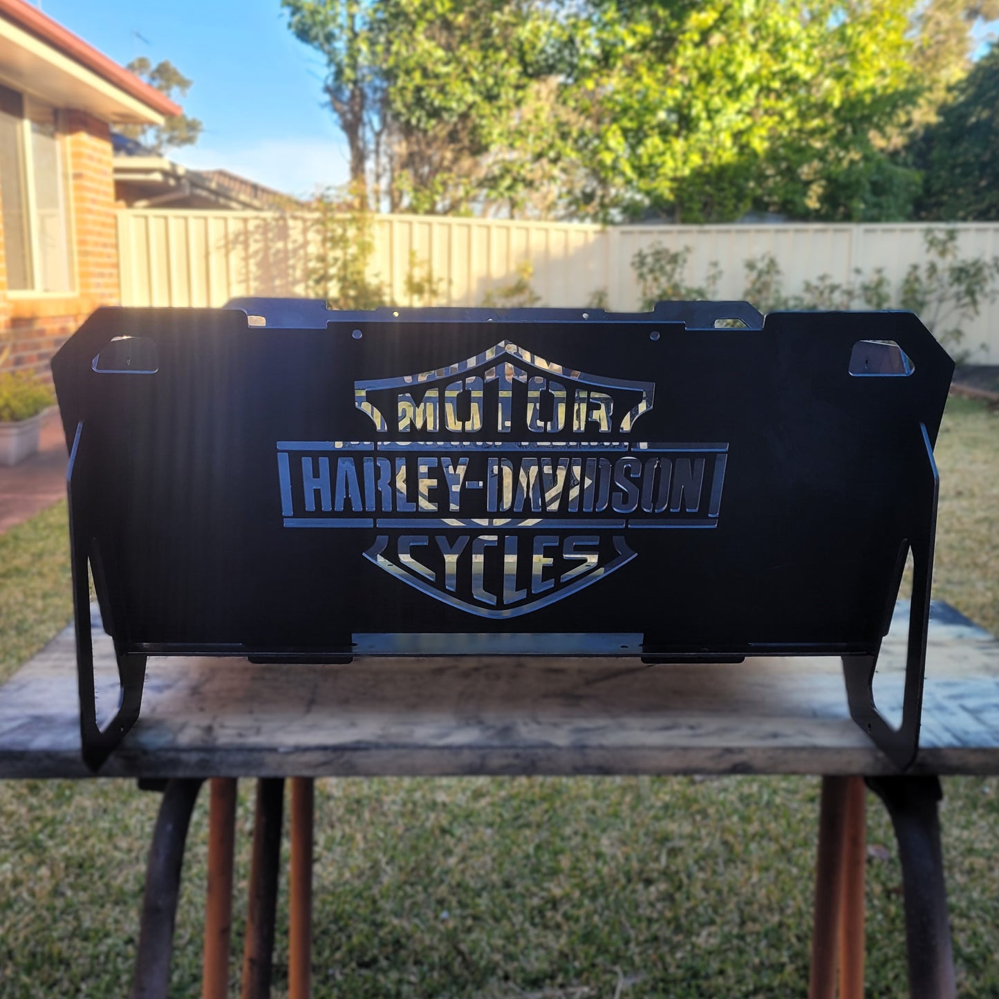 Flatpack Fire Pit | Motorsports | Harley Davidson Motorcycles (Themed)