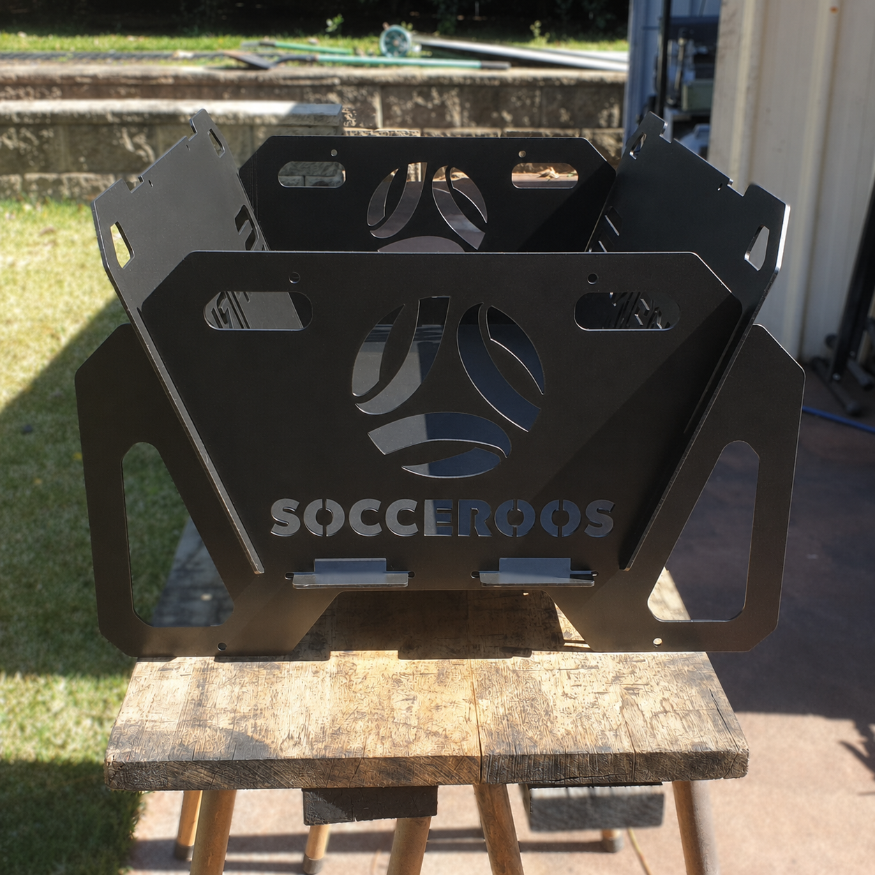 Flatpack Fire Pit | Soccer/Football | Australian Socceroos (Themed)