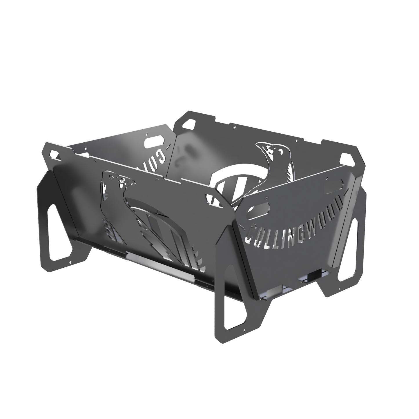 Flatpack Fire Pit | Aussie Rules Football | Collingwood Magpies (Themed)