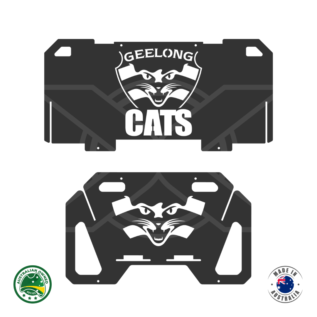 Flatpack Fire Pit | Aussie Rules Football | Geelong Cats (Themed)