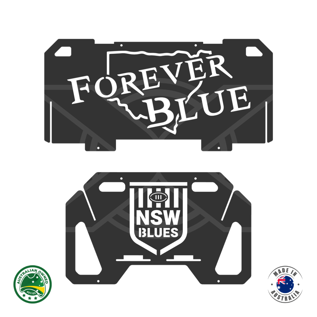 Flatpack Fire Pit | Rugby League | NSW Blues Themed (Themed)