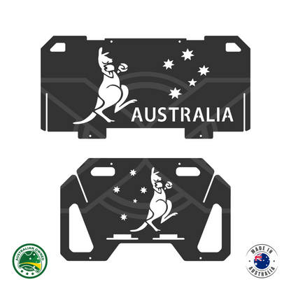 Flatpack Fire Pit | Australiana | Boxing Kangaroo