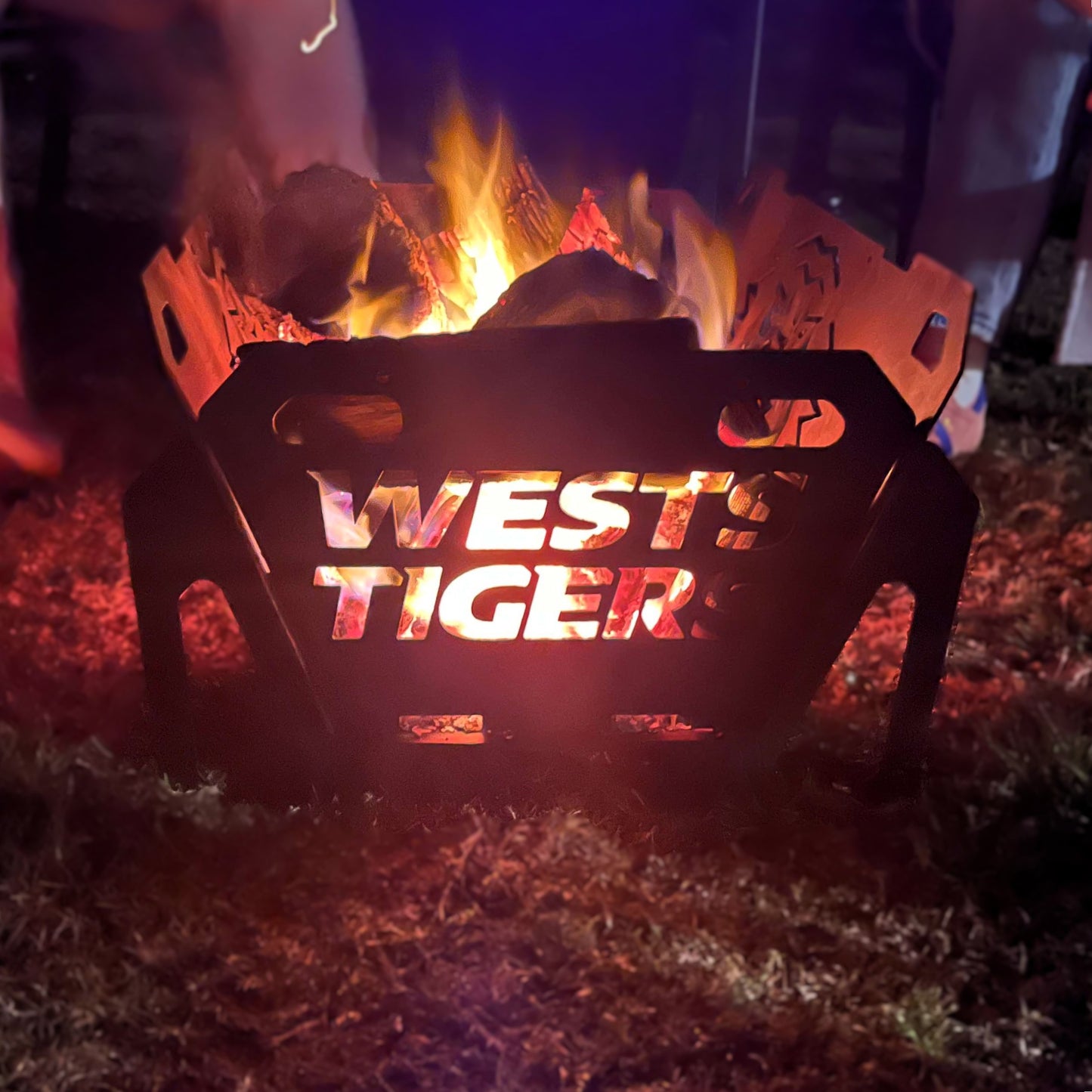 Flatpack Fire Pit | Rugby League | Wests Tigers (Themed)